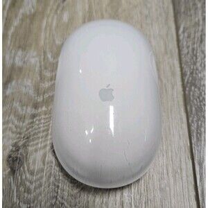 Apple A1015 Wireless Bluetooth Mouse White Vintage Y2K